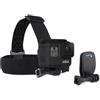 GoPro Headstrap+ Quickclip Fissaggio su Cappelli o Oggetti, Nero/Antracite, (ACHOM-001)