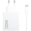TELEFONMAX Caricabatterie Hypercharge da 120 W per Xiaomi MDY-14-EE USB C cavo di ricarica GaN rapido adattatore turbo per Xiaomi 17 17Pro 15T 15 15 Ultra 14T 14 14Pro 13T 13 12 Redmi Note 15 14 13