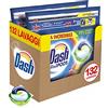 Dash All in 1 Pods Detersivo Lavatrice in Capsule Salva Colore, Maxi Formato 2 x 66, 132 Lavaggi