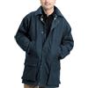 FASHIONISM Giacca da uomo a maniche lunghe classica imbottita cerata country per adulti resistente con cerniera idrorepellente, Oliva, 3XL