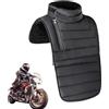 Rrlihjgu Scaldacollo e collo, scaldacollo da moto, nero e antivento, regolabile e traspirante, collo alto unisex invernale da ciclismo senza maniche con cerniera per attività all'aperto, Multicolore
