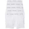 Calvin Klein Men's Cotton Classics 5-Pack Boxer Brief, 5 White Bodies W/White WB, Small