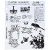 Stampers Anonymous Tim Holtz Set Timbro di Gomma 7 x 8.5, Shabby French