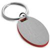 Portachiavi Hillerod Acciaio Inox & ABS 3,9x4,8cm Argento Personalizzate o neutre