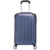 Boleedy Valigia Rigida Cabina 55cm in ABS Léger et Résistant avec Lucchetto et 4 Roulettes 360°,Trolley Bagaglio a Mano Pratique et Durable per Viaggio