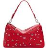 Desigual Rebel Bergamo Shoulder Bag Clavel Red