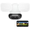 Reolink 16MP Telecamera Esterno, Doppio Obiettivo per Visione 180°, Faretti da 2