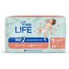 Ontex Freelife Newborn Pannolini taglia 1 2-5Kg, 28 pannolini