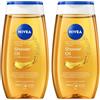NIVEA Olio Doccia Olio Naturale 200 ml (Confezione da 2)