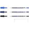 PIGMA MICRON SAKURA Gelly Roll Classic,Penna a inchiostro gel 06, sottile, Royal Blue, Blue, Nero + 1 Carta