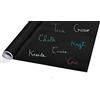 JPC 1 rotolo adesivo in ardesia, 60 x 200 cm, colore: nero