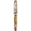 Asvine V800 Penna Stilografica - Sistema di Riempimento a Vuoto con Grande Capacità di Inchiostro - Punta Stub Numero 8 da 1,1mm per Calligrafia, Disegno Artistico con Chiave - Set Regalo in Acrilico