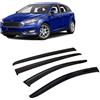 CarJoy Deflettori d'aria, deflettori laterali, compatibili con Ford Focus 5, berlina 2018-2024, parapioggia, deflettori adesivi, 4 pezzi