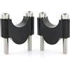 ZYOTRI riser manubrio Misura Per Kawasaki Per Versys 650 1000 Per Versys-X 250 300 KLE500 ER-5 7/8 22mm Montaggio Moto Manubrio Fat Bar Riser CNC Billet rialzo manubrio moto (Size : 4-Black Riser 30mm)