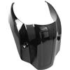 QGQFDEYUNB Cupolino Spoiler Copertura faro anteriore corta per Softail, per Street, Bob, Fxbb 2018-2023, nero lucido