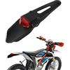 DREAMIZER Fanale Posteriore Moto Motocross Luci Di Arresto Del Freno LED Fender, 12V Omologato Portatarga Moto Universale per Enduro Dirt Bike XR250 400 650 WR250F 450F 250X 450X Crf Mx Trail Supermoto