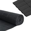 Froadp Stuoia frangivista recinzione frangivista in PVC imitazione bambù con fascette e lamelle rinforzate a forma di W, resistente alle intemperie, schermo privacy per balcone, per esterni, schermo