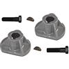 perfektGarten 2 supporti lama + viti + cunei compatibili con Gartenland Honda Iseki Sabo 1134-9159-01
