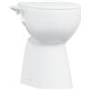 vidaXL WC Rimless, Ceramica, Bianco, 50,5x36,5x50 cm, Sedile Soft-Close, Altezza Comfort +7 cm, WC a Coppia Stretta, Design Slim, Bagno, Scarico Igienico