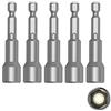EKYLIN Bit Avvitatore Professionali, punte per dadi da 10 mm codolo esagonale 1/4 bit magnetici per avvitatore a mano elettrico/trapano al litio/cacciavite pneumatico/avvitatore a percussione, confezione 5