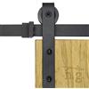 Natural Goods Berlin - Sistema di sicurezza a piedini, diversi modelli, verniciato a polvere, 2 m o 4 m, colore: nero, Nero