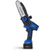 Goodyear - Sega potatura elettrica con 2 batterie 16,8 V. Potatrice elettrica 450 W. Taglio massimo 150 mm Guida 6''. Catena ¼'' 4.000 rpm Velocità 11 m/s. Caricabatterie e kit strumenti inclusi