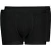 HUBER Marc-Pantaloni da Sci, Confezione da 2 Hipster, Nero, L (Pacco da 2) Uomo