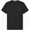 EMPORIO ARMANI T-Shirt Girocollo da Uomo in Morbido Modal Blu L