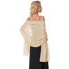Hotshawl Scialle stola in chiffon per abiti da sera, da donna, elegante sciarpa morbida, sciarpa da sposa, stola da sposa, taglia unica