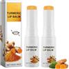 JIAOY Balsamo per labbra scure, balsamo per labbra scure, balsamo per labbra curcuma per fumatori, scrub per labbra scure per schiarire, idratante labbra per fumatori (2 pezzi)