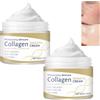 JASUBAI Crema viso al collagene con acido ialuronico, crema idratante antietà quotidiana per donne, crema rassodante giorno e notte Riduce le rughe, illumina la pelle migliora (2 pezzi)