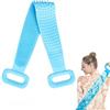 CNSFFS Spazzola Corpo, Spazzola Schiena Doccia,Spazzola Bagno Schiena in Silicone, Scrubber Esfoliante, Scrubber Posteriore, Spazzola Massaggio,per Uomini e Donne Bagno Pulizia Della Pelle (blu),76cm