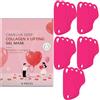 Sgjwyc Camellia Deep Collagen V Lifting Gel Mask, V-Line Lifting Viso Lifting Mask Mill Mask Collage Maschera Viso Corea Rassodante Pelle Coreana (Five Box)