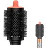 Odashen Spazzola rotonda volumizzante grande per Dyson HS01/HS05/HS08, strumento di spazzola rotonda più grande, volumizzante e volumizzante per styling (arancione)