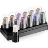 Geavonyg 12 Colori Ombretto Penna Glitter Luccichio Luccicante Ombrello Per Trucco Impermeabile Le Donne Ombretto Ragazze
