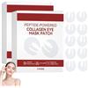 Generic Howusn Maschera per gli occhi al collagene, maschera per gli occhi al collagene profonda alimentata dai peptidi, cerotti sotto gli occhi per occhi gonfi e occhiaie, rassodante e levigante la pelle