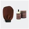 LUMIÈRE Innovation Beauty Care LUMIÈRE INNOVATIVE BEAUTY CARE -Set Hammam Sapone Nero con Olio Essenziale di Eucalipto + Olio di Argan 100% Biologico + Guanto Esfoliante | Kit Spa Pulizia Profonda, Nutrimento e Pelle Morbida