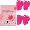 Sgjwyc Camellia Deep Collagen V Lifting Gel Mask, V-Line Lifting Viso Lifting Mask Mill Mask Collage Maschera Viso Corea Tonificante Pelle Coreana (Four Box)