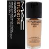 MAC Studio Fix Fluid SPF 15 24Hr Matte Foundation Plus Oil Control - NC27 by MAC for Women - 1 oz Foundation