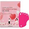 Sgjwyc Camellia Deep Collagen V Lifting Gel Mask, V-Line Lifting Viso Lifting Maschere Per Il Collagene, Maschere Viso Corea, Rassodante Laccia, Cura Della Pelle Coreana (One Box)