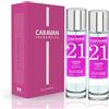 CARAVAN FRAGANCIAS - Scatola regalo con 2 profumi: Nº21 da 150 ml, per donna