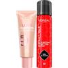 L'Oreal Paris L'Oréal Paris Illuminante Liquido Lumi Glotion 902 Light Glow per Viso e Corpo Idrata Illumina 40ml + Infaillible 3-Second Setting Mist Spray Fissante per Trucco Viso 36H Waterproof 75ml - Set da 2