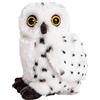 Uni-Toys - Gufo di neve - 19 cm (altezza) - Uccello - peluche