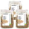 Amoreterra, (3 Pz.) Pasta Senatore Cappelli integrale Bio Tubetti 500g, Grani antichi, artigianale biologica, trafila al bronzo, essiccata bassa temperatura, farina a pietra in antico mulino