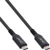 InLine Cavo InLine® USB4, USB-C, maschio/maschio, 8K60Hz, nero, 1m