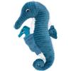 TriAction Toys Cavalluccio marino di peluche, padre e piccolo, blu