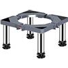 haohang Base regolabile per lavatrice - Supporto antivibrante multifunzionale per asciugatrice, frigorifero e congelatore, portata massima 400 kg, lunghezza/larghezza 40-65 cm(4legs,29-32cm)