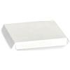 Formoso Fondo Quadrato Rialzo 1 cm Mis. 6 x 6 cm Fibra Bianco per Scatola Trasparente conf. 50 pz Art 18994