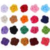 DIYEAH 20 Rose di Stoffa in Feltro 35 CM Set da 20 Pezzi Fiori Fai da Te per Decorazioni Scrapbooking Accessori per Vestiti e Fermagli Colori Misti per Artigianato Creativo