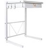 Hershii Friggitrice ad Aria Mensole Cucina Organizzatore Ripiani Scaffale da Cucina per la Dispensa e l'armadio (47x28x36cm with drawer, White)